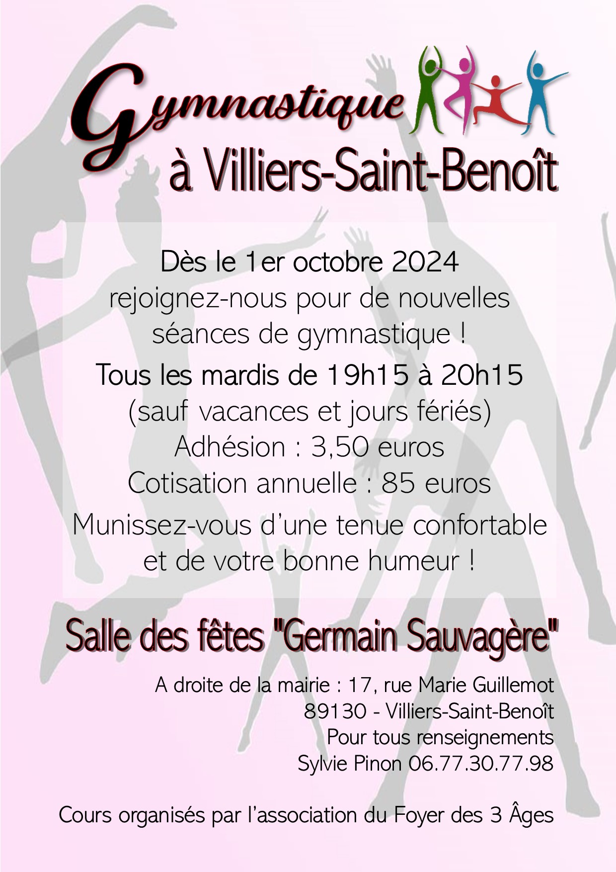 COURS DE GYMNASTIQUE A VILLIERS-SAINT-BENOÎT